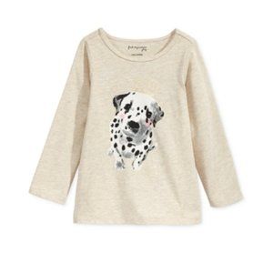 First Impressions Baby Girls 6-9 Months Long-Sleeve Princess Dog Graphic Tee